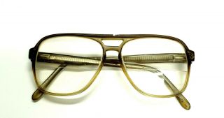 Vintage Exolite Square Eye Reading Glasses Frames Retro Bifocals 104