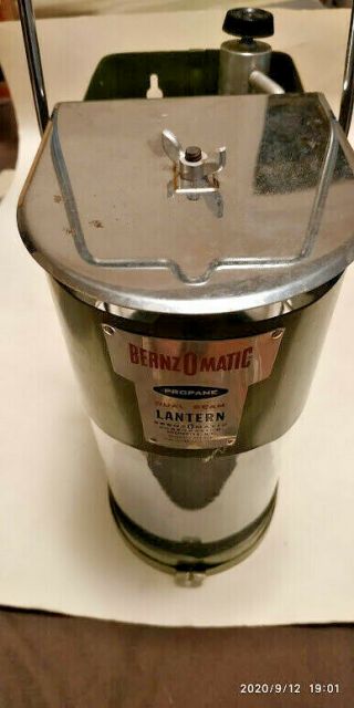 Bernz - O - Matic Dual Beam Propane Gas Lantern Tx - 750 Parts Repair