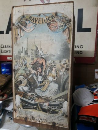 Large Vintage Havelock Tobacco Box - Paper Label.