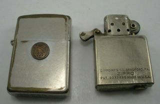 Rare Vintage 3 Barrel 16 Hole Chimney Masonic Zippo Lighter Well