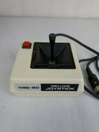 Vintage TRS - 80 Tandy Deluxe Joystick 26 - 3012 Radio Shack Great 2