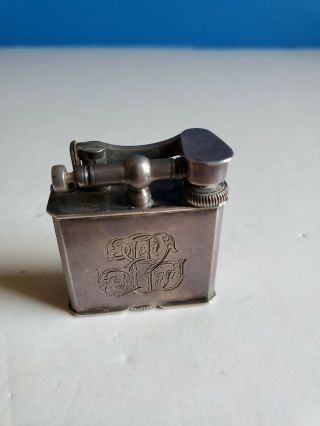 VINTAGE DUNHILL AND STERLING SILVER LIFT ARM LIGHTER 2