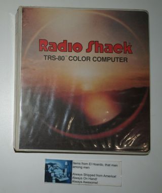 Vintage 1981 Radio Shack Trs - 80 Color Computer Learning Lab Book/cassettes Rare