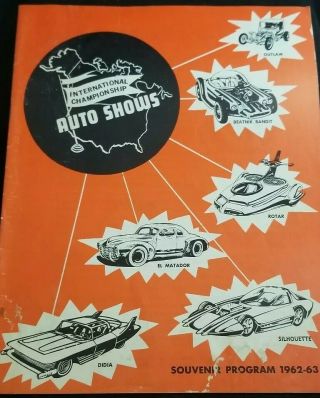 1962 - 1963 Hot Rod & Custom Auto Show Program Bigdaddy Ed Roth Mousemodel Kits 51