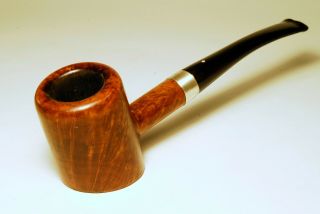 1960s (?) Dunhill Root Briar 475 (poker) 4r (f/t) Sterling Band Estate Pipe