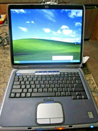 Vintage Hp Pavilion Ze4800 Laptop Windows Xp Pro With Second Parts Laptop Incl.