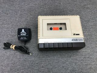 Atari 1010 Program Cassette Tape Recorder With Power Supply