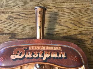 Vintage Handy Helper Copper Dust Pan J.  V.  Reed Metal Rustic Mid Century 3