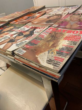 (17) Vintage Playboy Magazines from mid 90 ' s to early 2000 ' s 2