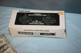 2 Vintage Radio - Shack 26 - 3008 Joystick Controller For Tandy Trs - 80 W/box