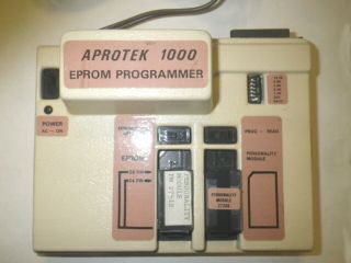 Vintage Aprotek 1000 Eprom Programmer With 300t Timed Eprom Eraser