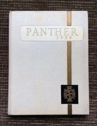 Rare Vintage 1956 H.  B.  Plant High School " Panther " Yearbook: Tampa,  Florida