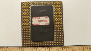 Intel Pentium Pro 200Mhz SL22V Vintage CPU As - Is Gold Salvage 3