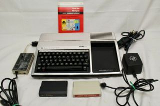 Texas Instruments Ti - 99 4a Computer - W/power,  Tv Cable,  2 Games Wumpus