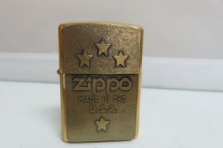Zippo American Classic Eagle Stars 3D Brass Barrett Smythe Lighter Unfired 3