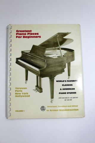 Vintage Piano Sheet Music Book World 