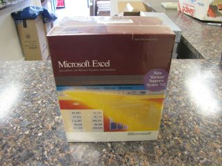 Vintage Microsoft Excel Version 3.  0 For Mac