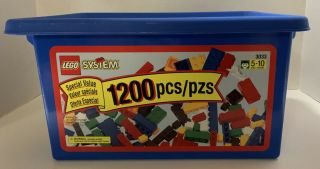 Lego System 3033 Creator 1200 Pc Blue Tub Extremely Rare Complete Set.