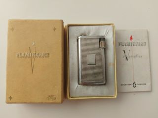 Flaminaire Sterling Silver Case Cigarette Lighter Vintage 1960 