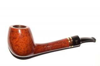 Stanwell Brass Band 124 Lovat Canadian Egg 9mm Briar Pipe S.  Ivarsson Shape