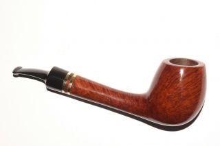 STANWELL BRASS BAND 124 LOVAT CANADIAN EGG 9MM BRIAR PIPE S.  IVARSSON SHAPE 3