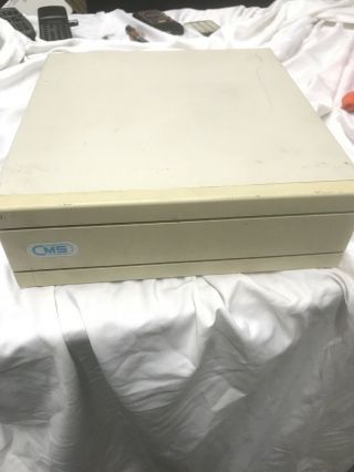 Vintage Cms Scsi External Hard Drive For Apple Macintosh Model Stack/3 Pd Series