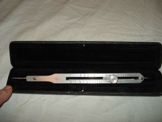 Vintage Tacro Germany Proportional Divider Drafting Tool With Hard Case