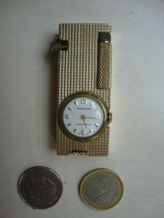 Vintage Oxford Rollalite Mechanical Pocket Watch Cigarette Lighter Petrol