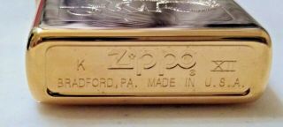 1996 Gold Plated Zippo Camel Joe Pool Player Lighter American Poolplayers Assn. 3