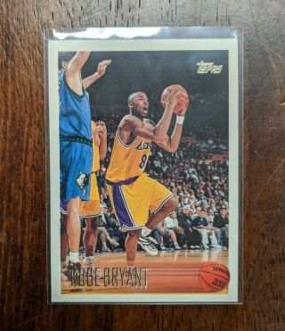 1996 - 97 Topps Kobe Bryant Rookie Rc Lakers