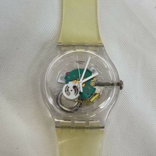 Vintage 1986 Clear Swatch Jelly Fish Men 