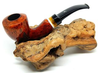 Nording 11 Bent Saddle Flame Grain Freehand Estate Pipe
