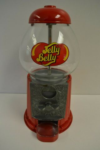 Vintage Jelly Belly/gum Ball Machine Toy Gumball Machine Metal/glass