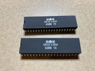 Mos 6510 Cpu For Commodore 64 / C64 / Sx64 -,