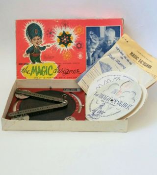 Vintage Hoot - Nanny Magic Designer Mechanical Drawing Toy - Complete Set