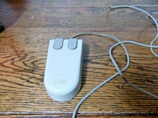 1980s Vintage Ibm Ps/2 Two Button Trackball Mouse 6450350 90x6778