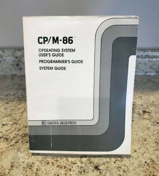 Digital Research Cp/m - 86 Users Programmer 