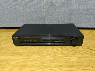 Sony St - Jx390 Vintage Stereo Am/fm Quartz Tuner Receiver Unit 30 Presets