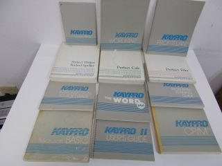 12 Vintage Kaypro User 