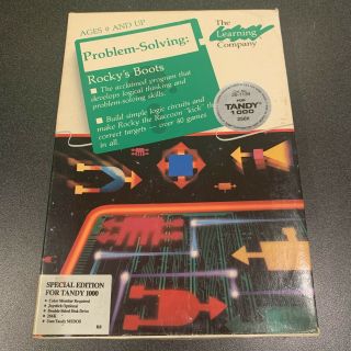 Rocky’s Boots Tandy 1000 Version Complete Boxed Vintage Ibm Pc Software Game