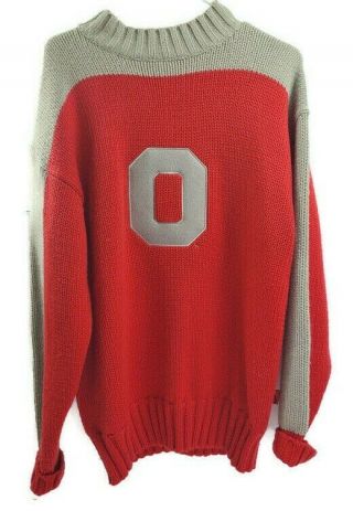 Nike Team Ohio State Buckeyes Mens Size Xl Tg Vintage College Crewneck Sweater