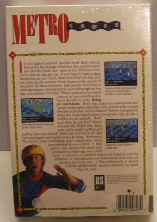 Highly Rated Metro Cross by Epyx for Atari ST - 2