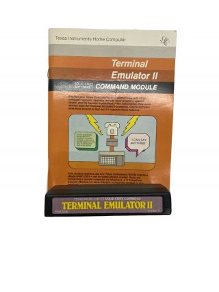 Ti - 99/4a Ti99/4 Module Terminal Emulator 2 Ii Cartridge Vintage