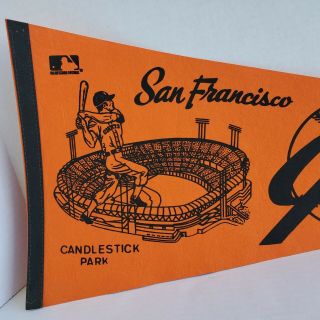 San Francisco GIANTS Vintage 1970 ' s Full Size Felt Pennant 30 