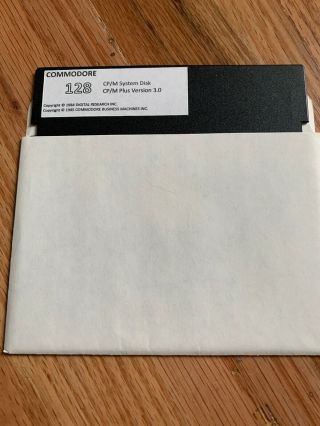 Commodore 128: Cp/m System Disk And User Utilities
