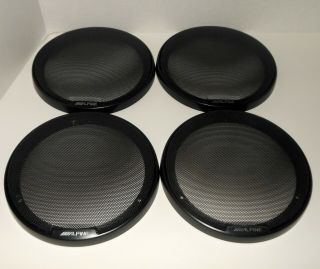 Alpine Speaker Grill Covers For Car Audio Vintage 2 Pair Set Of 4