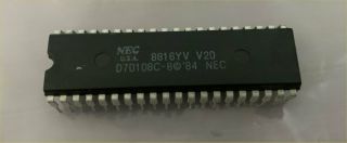 Nos Nec V - 20 D70108c - 80 Processor Intel 8088 Upgrade Not Recycle 1pc