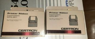 Commodore Mps - 801 Dot Matrix Printer Ribbon X2