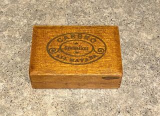 Vintage Rothschilds Carbro All Havana Wood Cigar Box