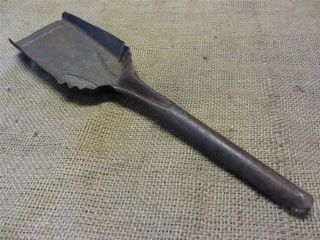 Vintage Metal Coal Shovel Antique Old Railroad Tool Garden Shabby 7508